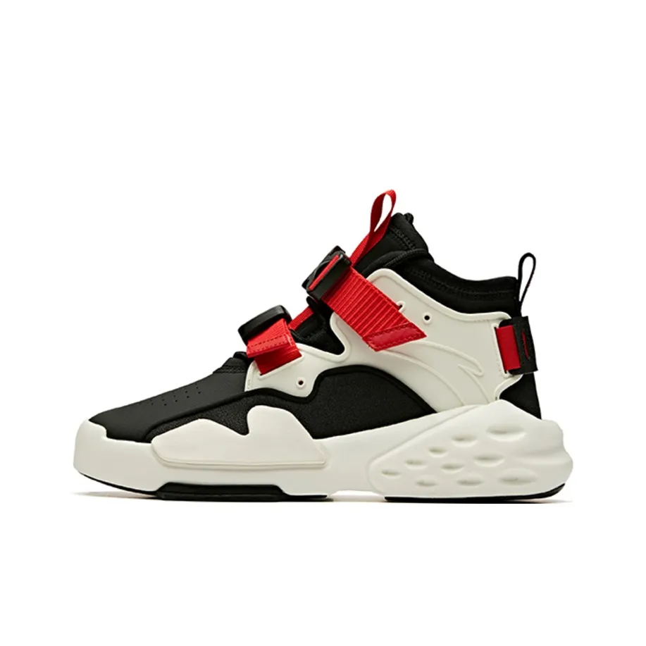 ANTA Bastard Shock Absorbers Противоскользящие Устойчивые к истиранию Высокие Топы Спортивная Повседневная Обувь Белый Черный Красный