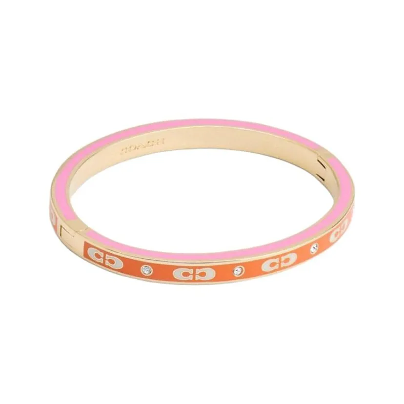 COACH Эмаль Браслеты Женские Розовый