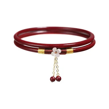 MOONS FAME Reconstructed Cinnabar Bangles Women's