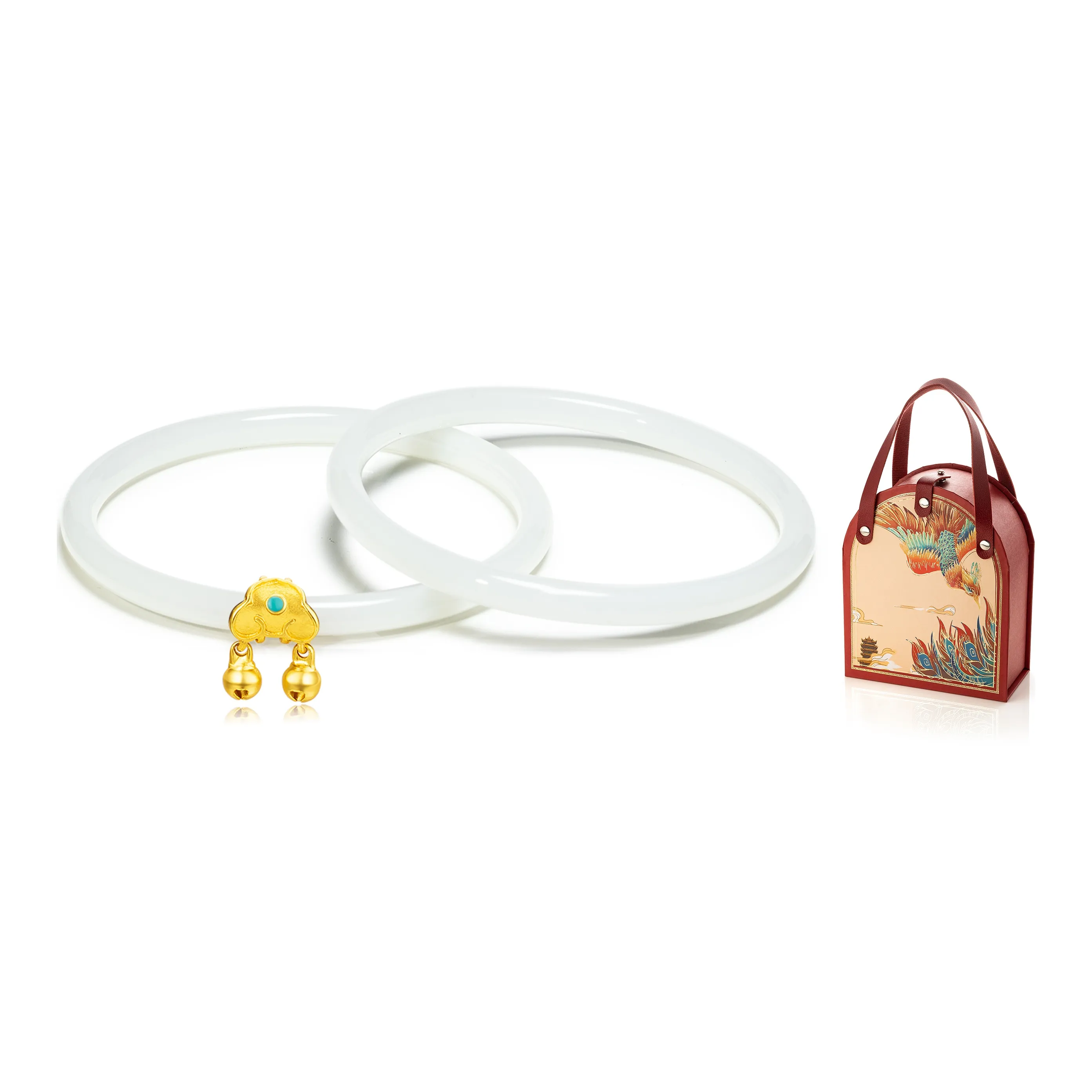 Jodie&Kevin Colored Glaze Bangles Women's