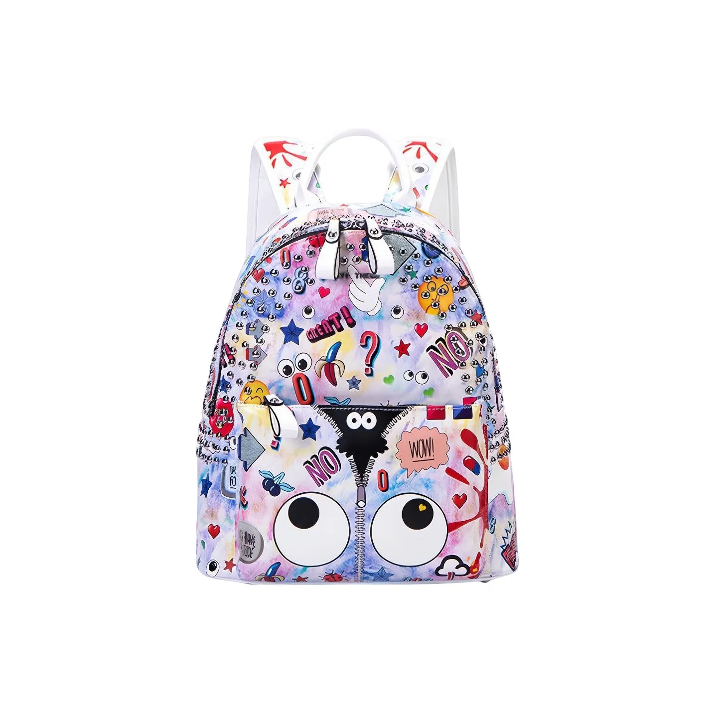 EYE THEME PVC Backpack Shoulder Bag, Crossbody Bag Handbag Women's
