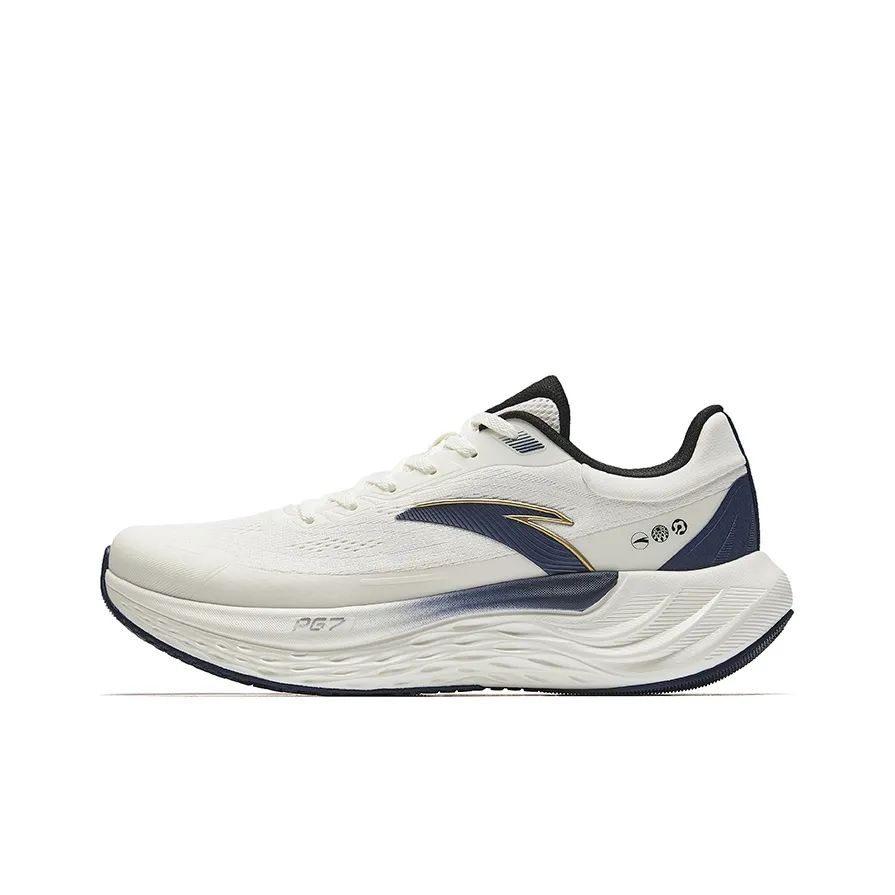 Anta Low Top Running Shoes Men's Ivory White