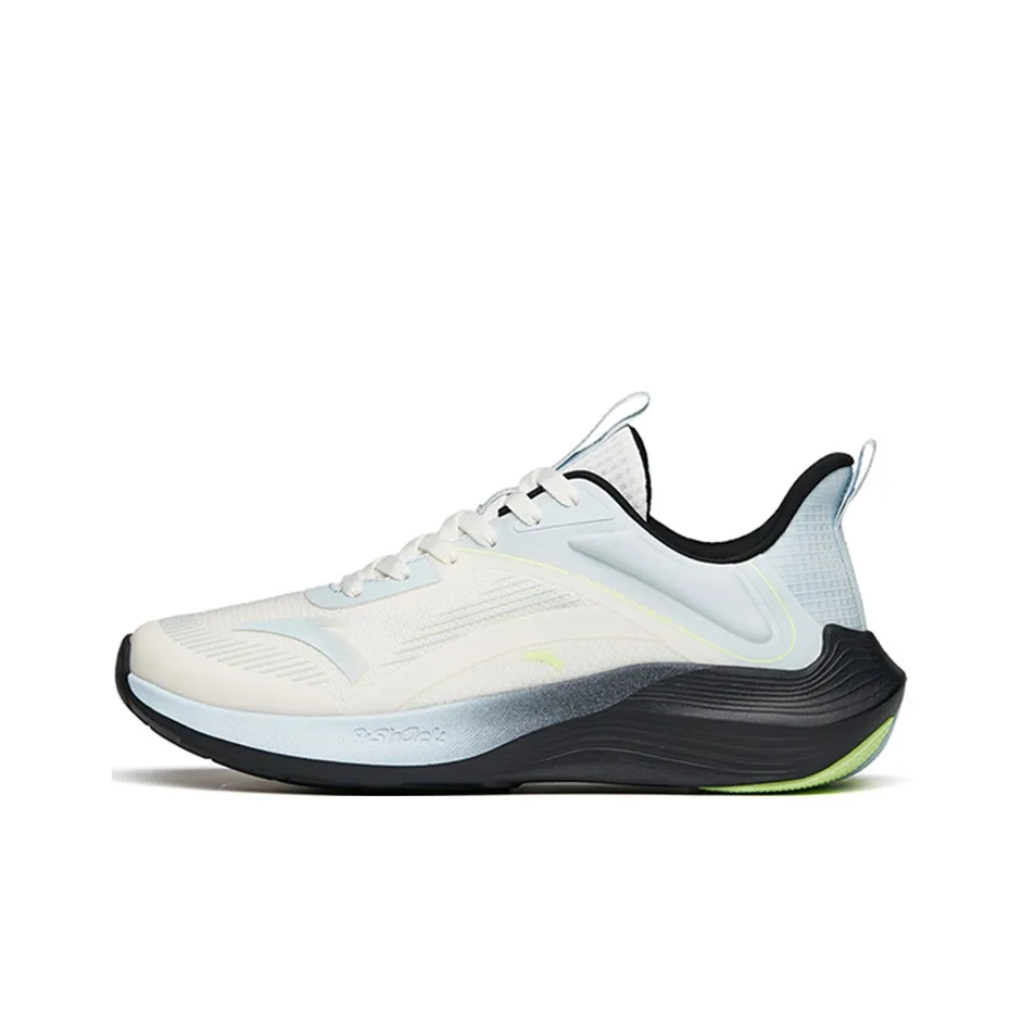 Anta DuCi1 Slip Resistant, Abrasion Resistant, Breathable Low Top Running Shoes Men's White Blue