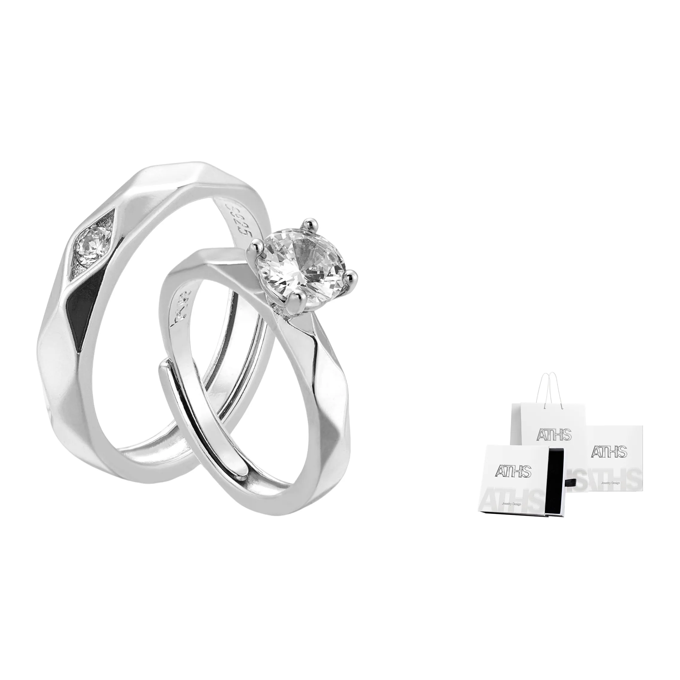 ASTAR HADES Циркон Кольца Унисекс