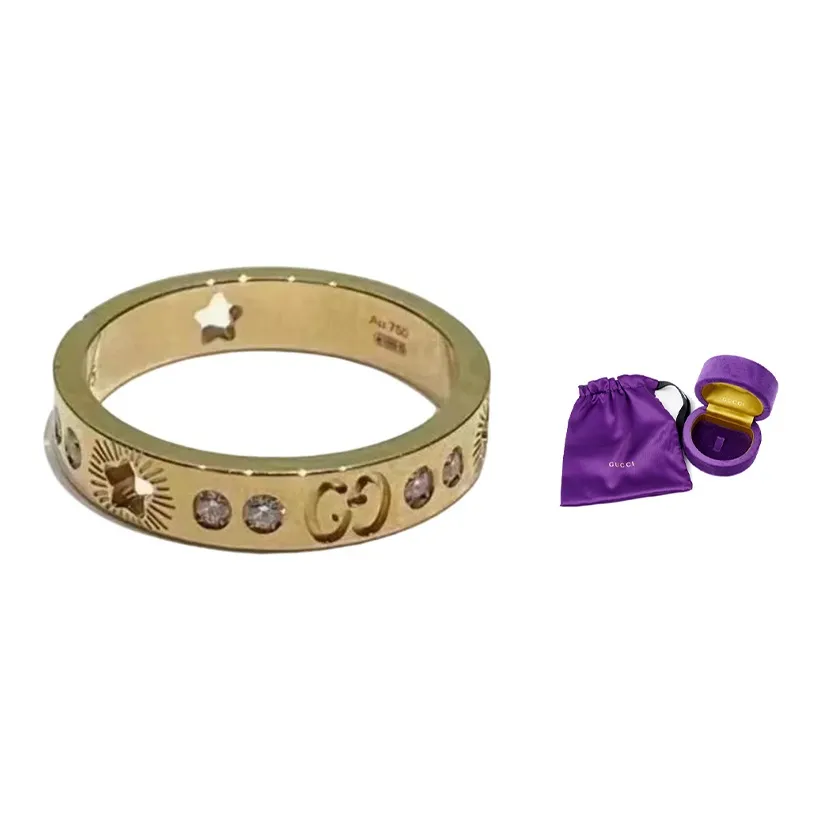 GUCCI Icon Rings Unisex Gold