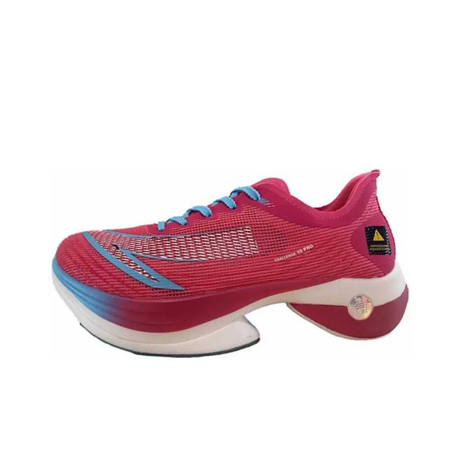 Anta C10 Pro Cushioning Wear-Resistant Low-Top Casual Running Shoes Men's Red Blue