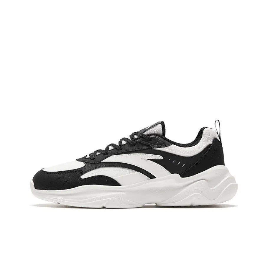 Anta Chaobai Gz Low Топ Кэжуал Женский Черный Белый