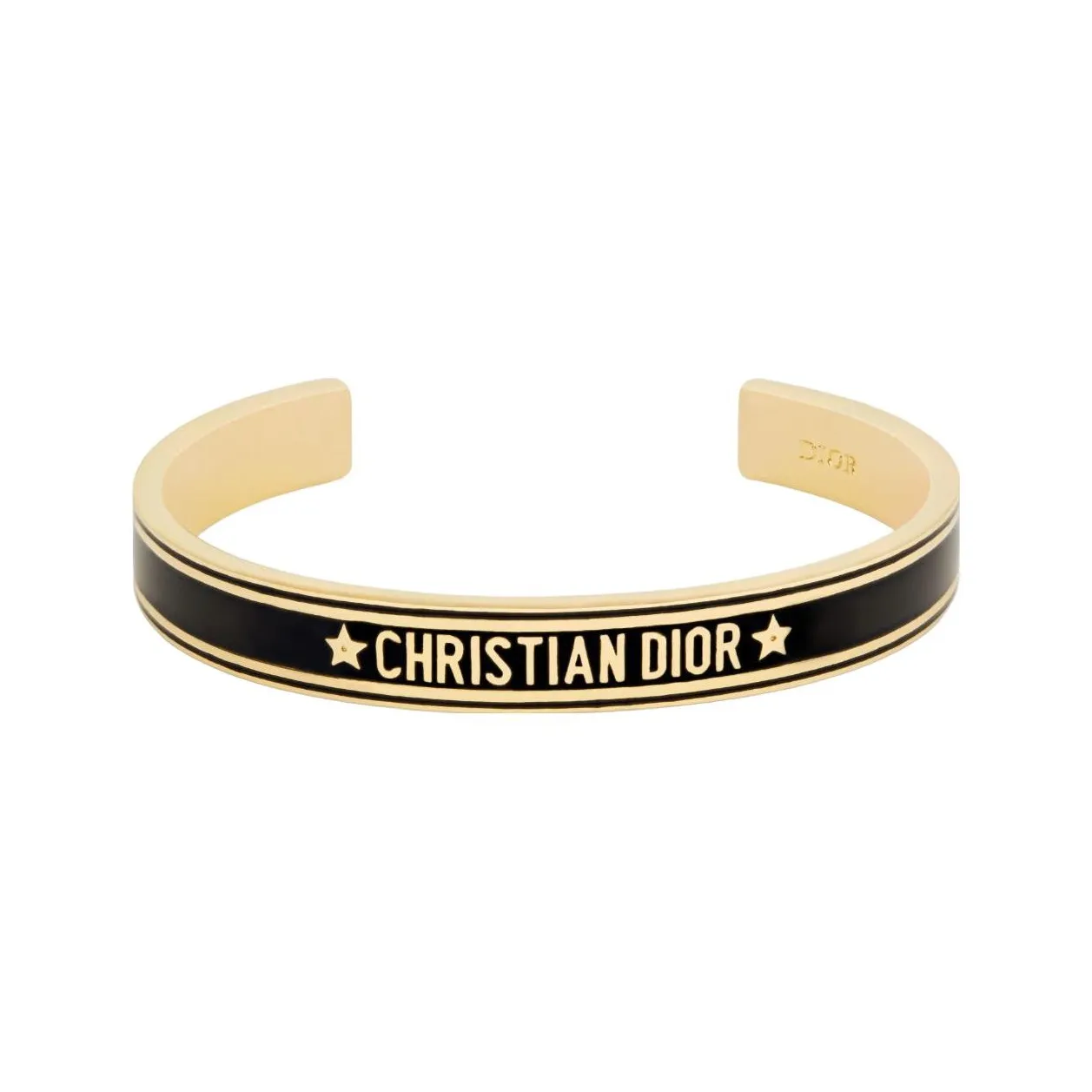 DIOR 21th Century Enamel Code Cuff Bracelet Costume Bracelet