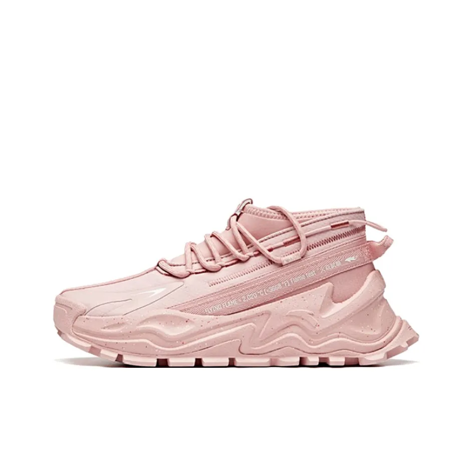 Anta Hot Cushioning Anti Slip And Wear Resistant Low Top Sports Casual Shoes Women's Georgia Peach