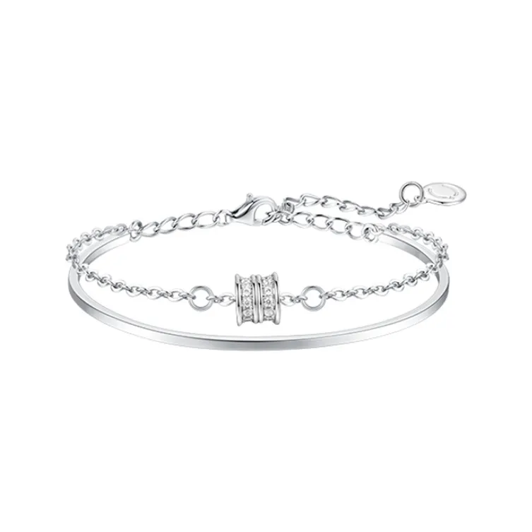 FANCI 925 Sterling Silver Bangles Women's