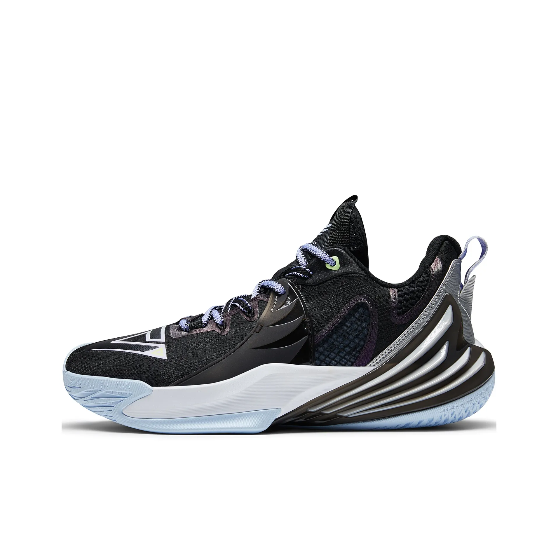 PEAK Shadow Hunt 2.0 Taichi Cushioning Wear-Resistant Low-Top Basketball Shoes Men's Starburst Black