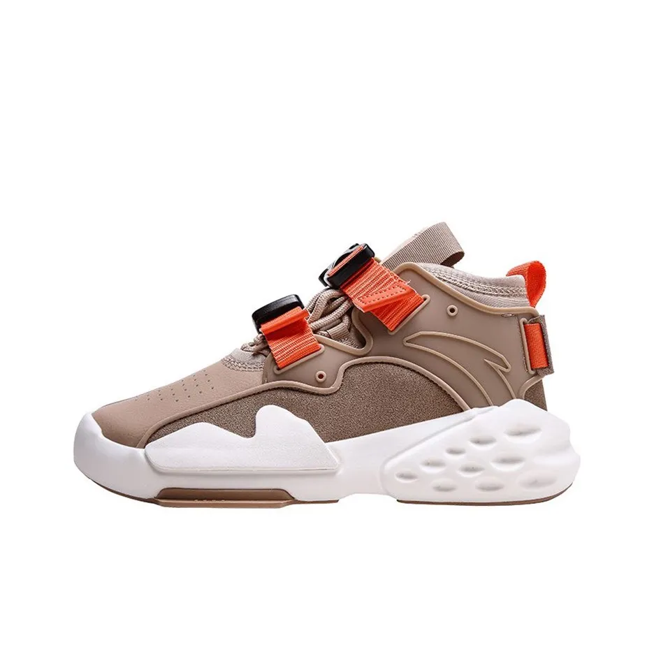 ANTA Bastard High Топ Скейтборд Кроссовки Мужские Кофейные