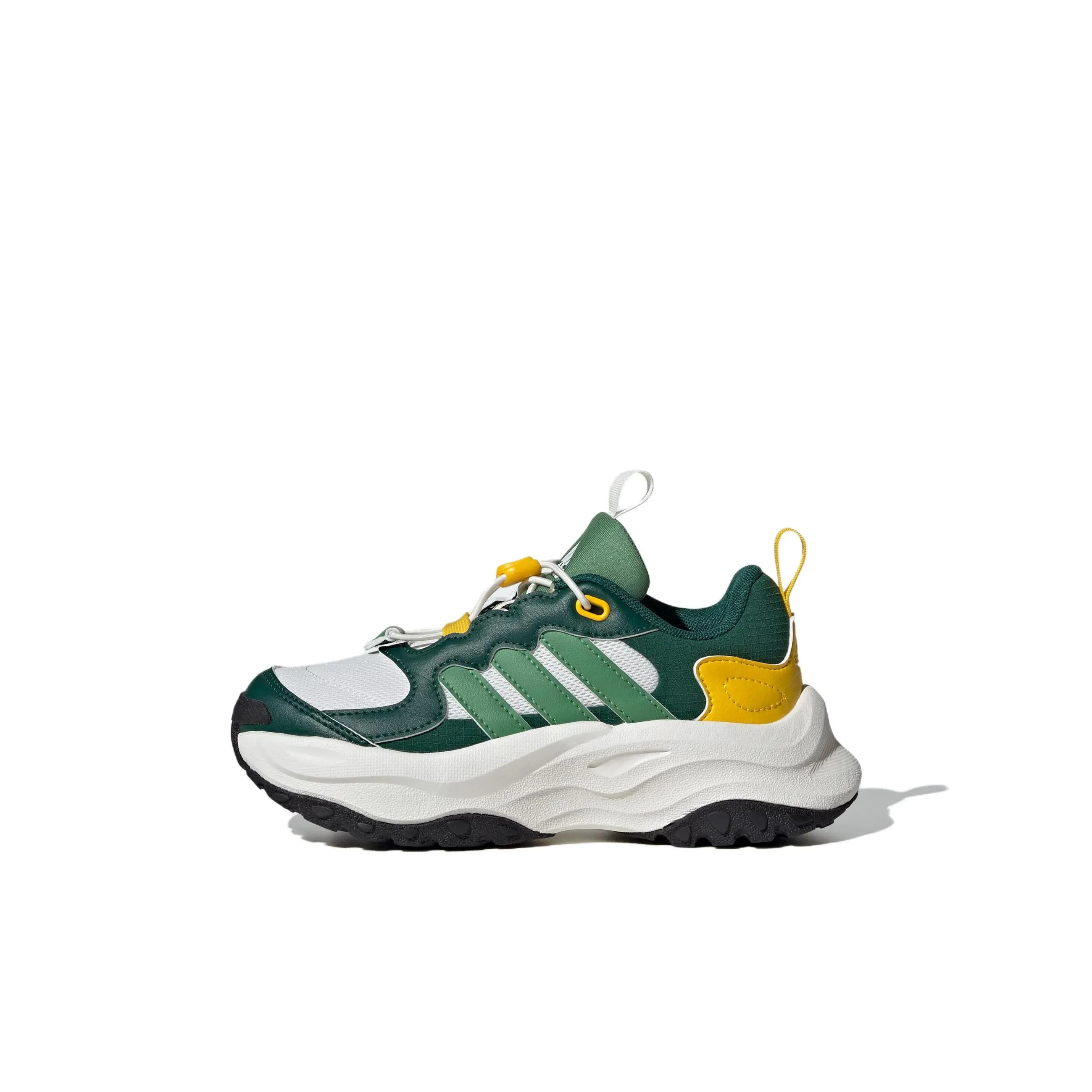 Adidas Maxxwavy Anti Slip Wear Resistant Low Top Kids Lifestyle Shoes Green Kids'