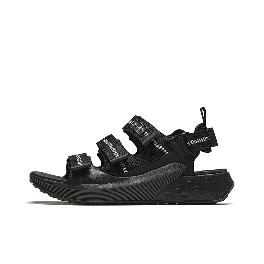 ANTA Icing Пляжные сандалии Мужской Черный Белый