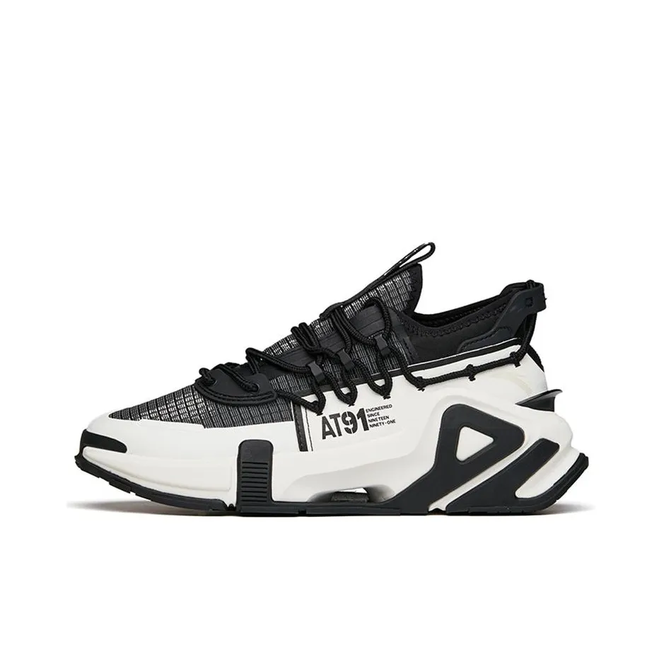 ANTA AT91 Casual Shoes Women's Low Top Black/White