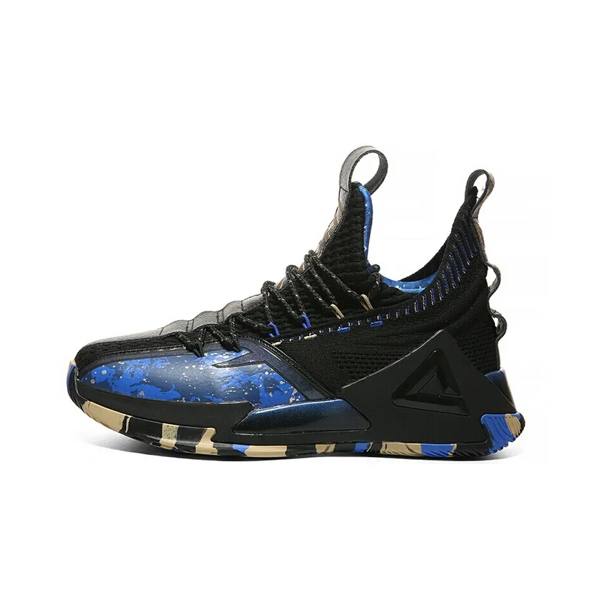 PEAK Attitude Extreme Series Basketball Shoes Men High-Top Black/Light Gold