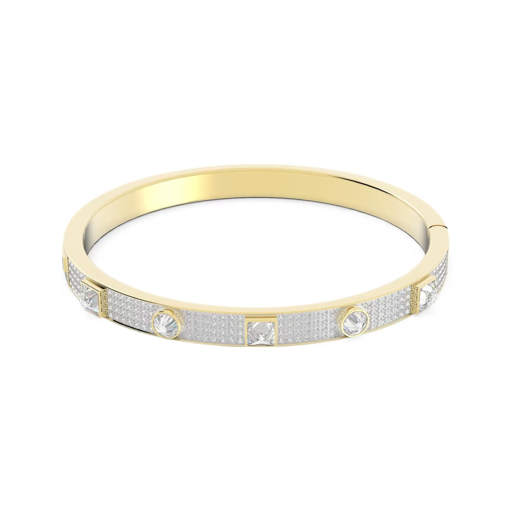 Swarovski Synthetic Cubic Zirconia Bangles Women's White