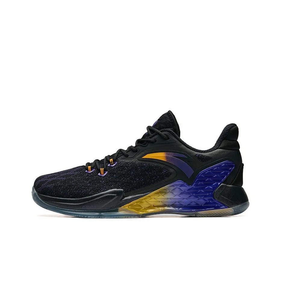 Anta RR5 Rajon Rondo 5 Non slip Lightweight Low Top Performance Basketball Shoes Men's Black Purple