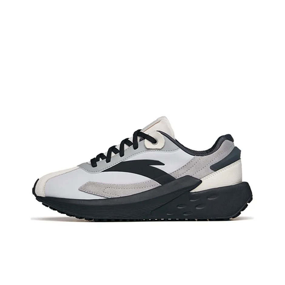 ANTA Icing Slip-resistant Abrasion-resistant Low Top Спортивная Повседневная Обувь Мужская Серый Черный