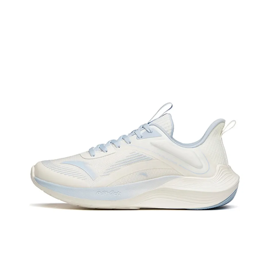 Anta DuCi1 Cushioning Anti-Slip And Wear-Resistant Low-Top Running Shoes Women's White Blue