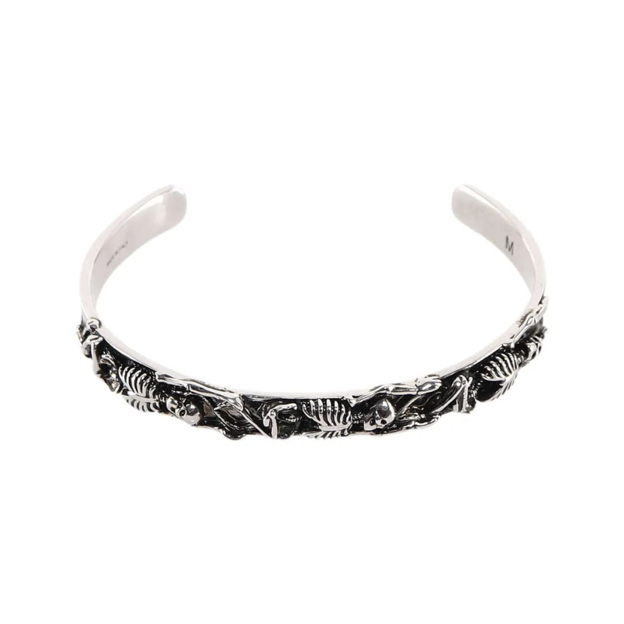 Alexander McQueen Dancing Skeleton Cuff Bracelet