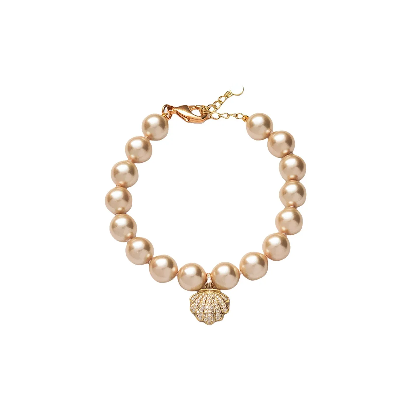 Sanpowa Copper Artificial Pearl Bracelets Women's