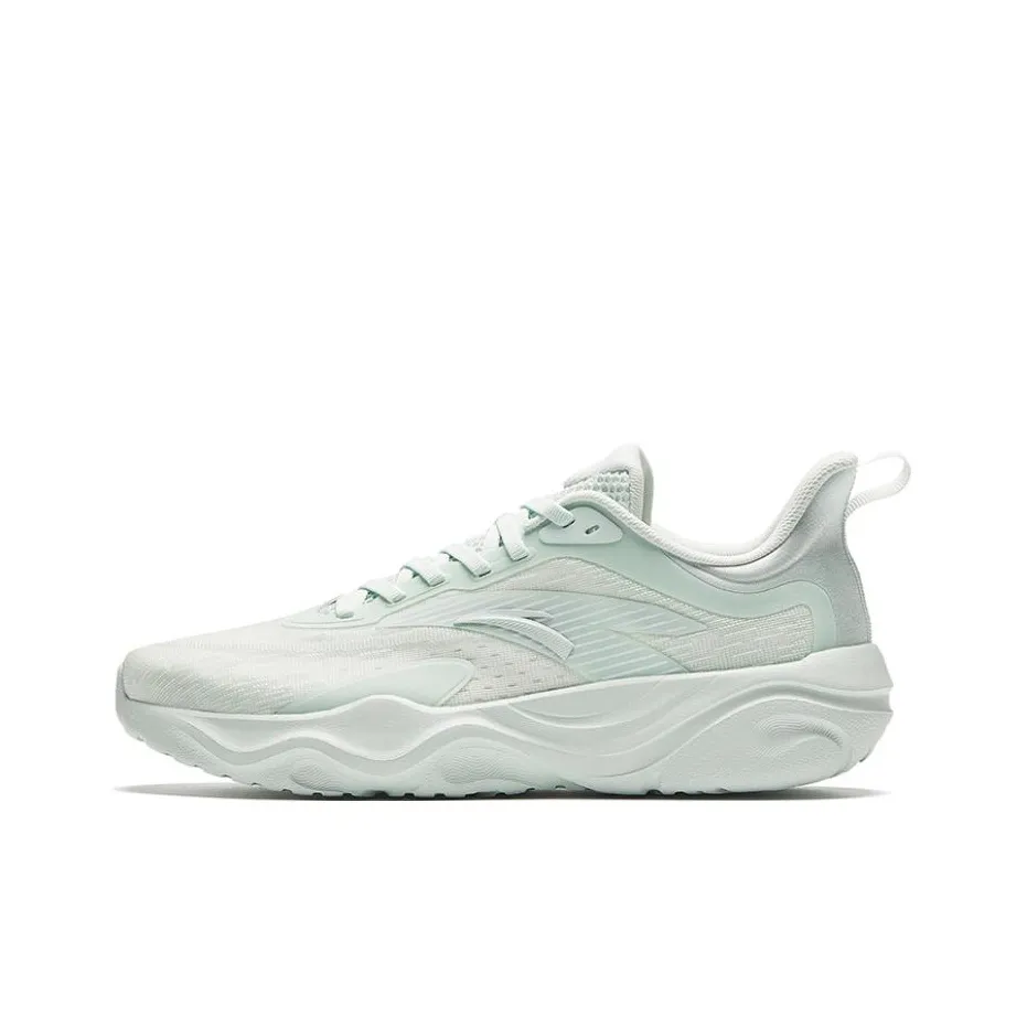 Anta Milk Sugar 2 Anti Slip Wear Resistant Low Top Training Shoes Women's Cyan
