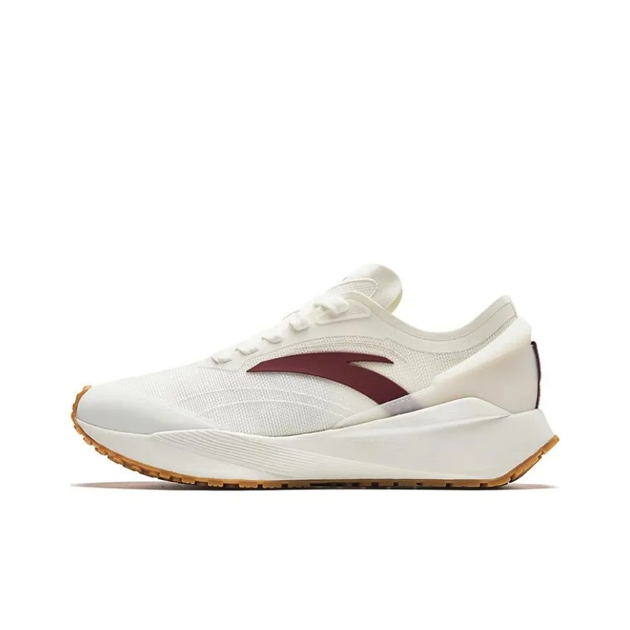 ANTA Rock Candy Противоскользящий Устойчивый к истиранию Низкий Топ Кэжуал Женский Белый