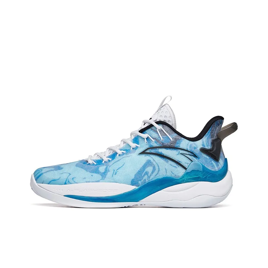 Anta Mountain 2 Cushioning Anti-Slip And Wear-Resistant Low-Top Basketball Shoes Blue White