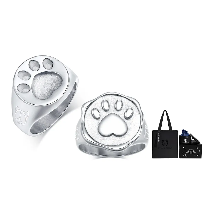 PEACE CAT Кольца из титанового сплава Унисекс