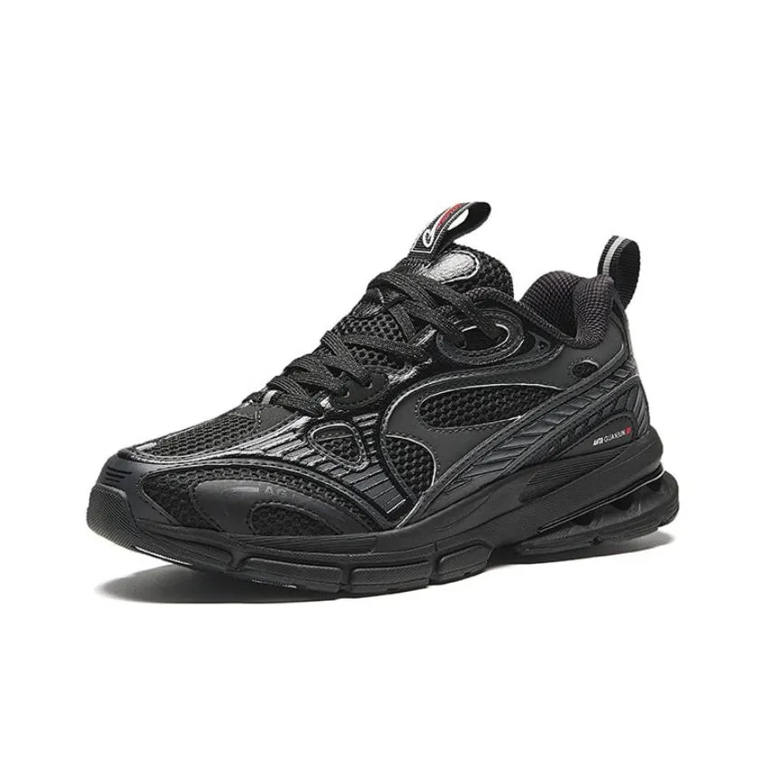Anta Anta Champion All Weather Series Cushioned Slip Resistant Low Top Running Shoes Women's Black