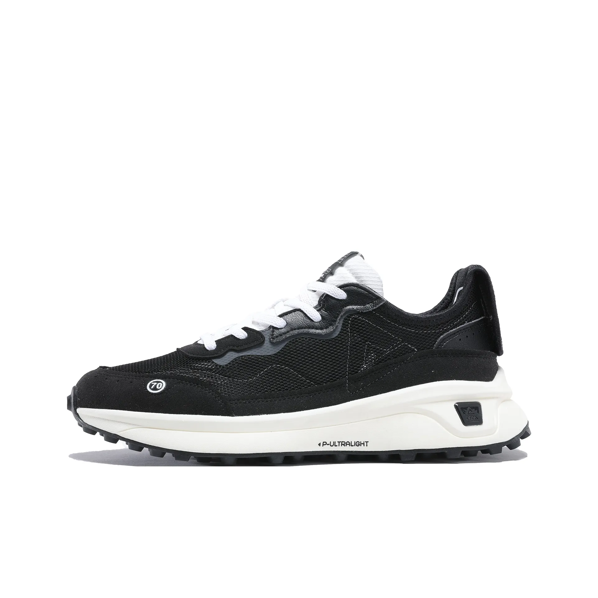 PEAK Flick 70s Юбка Устойчивая к истиранию Низкий Топ Беговые кроссовки Черный