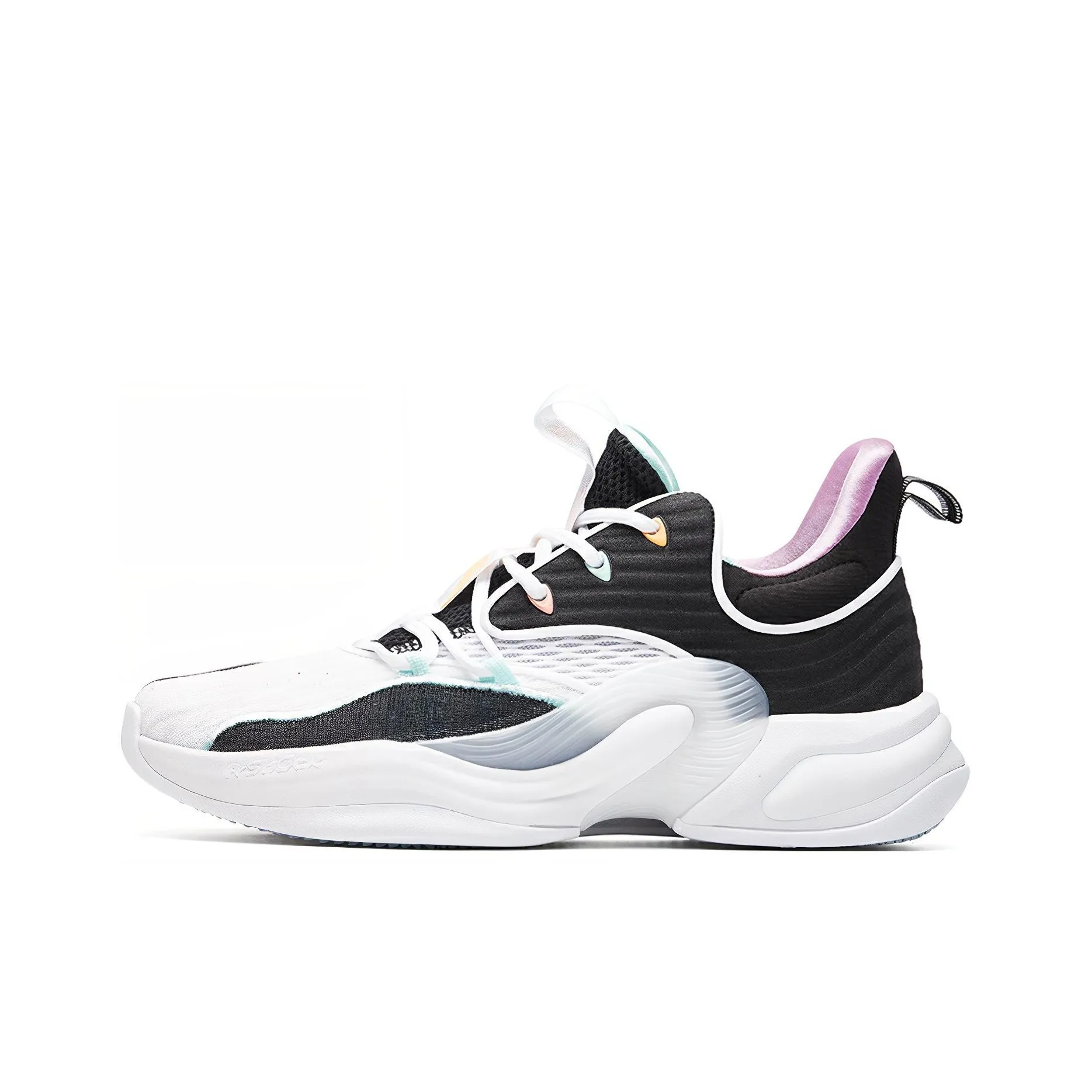 Anta Heat Wave 2 Cushioning Anti-Slip And Wear-Resistant Low-Top Basketball Shoes Men's Black White Green
