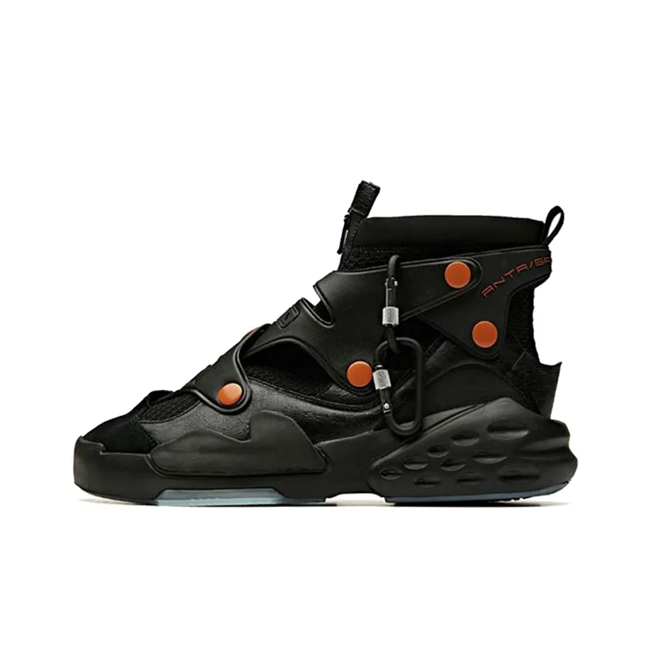 ANTA Bastard Casual Shoes Men High Top Black/Bronze/Oxygen Blue