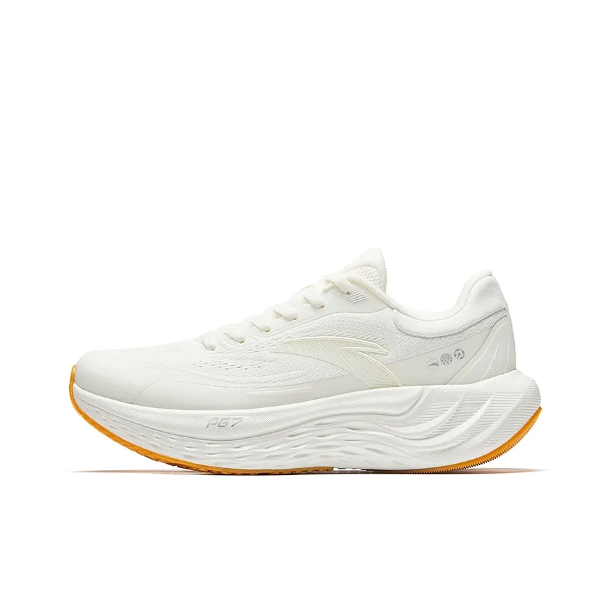 Anta Travel Step Low Top Running Shoes Women's Ivory White