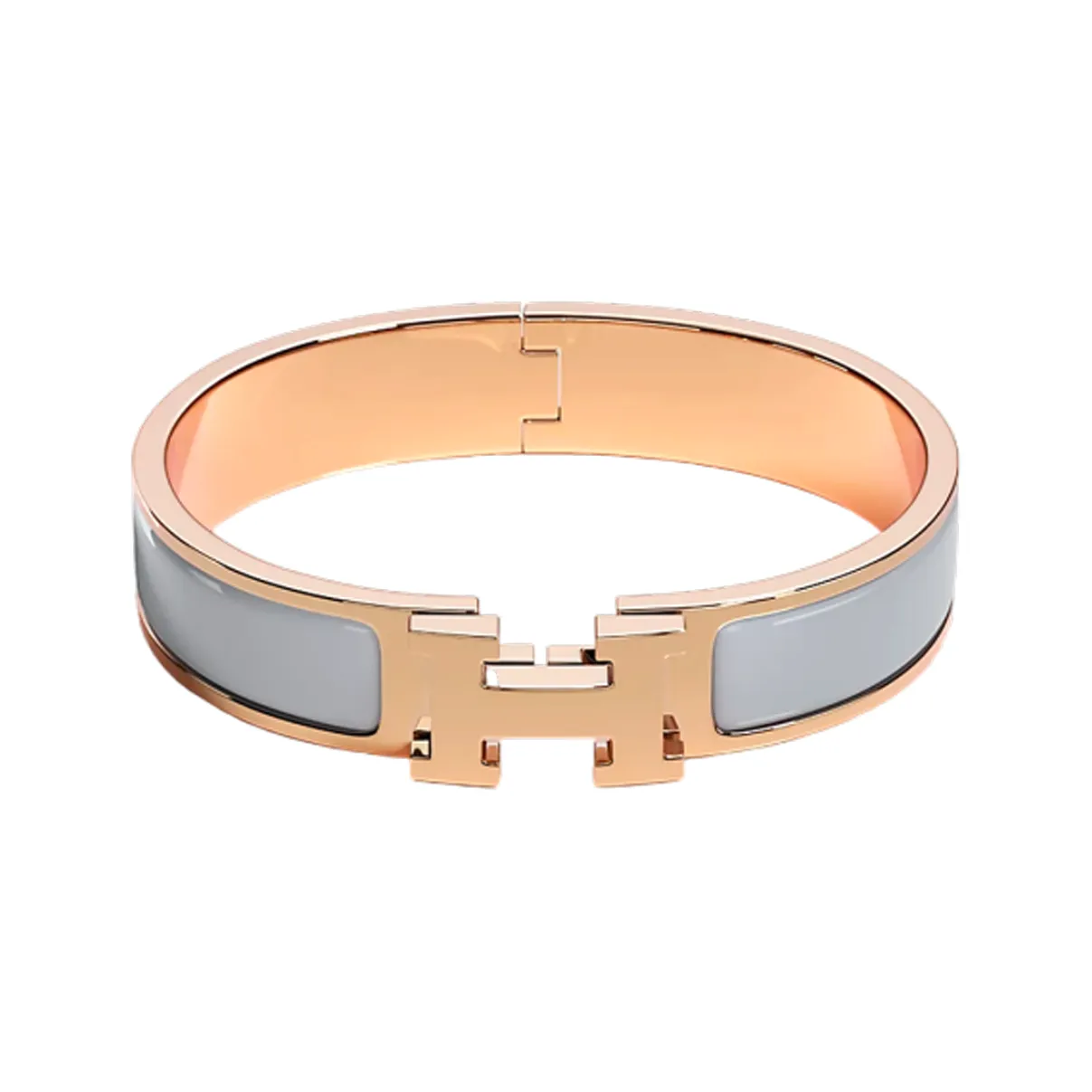HERMES Rose Gold plated Bangles Women's Rose Gold