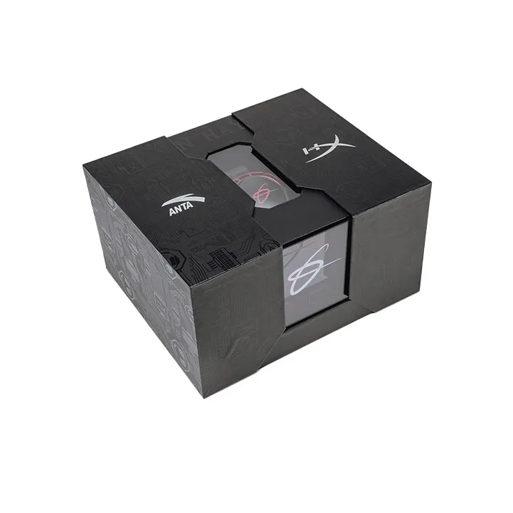 ANTA GH2 HyperX Low Топ Баскетбольные кроссовки для игры Мужской Черный Красный Серый