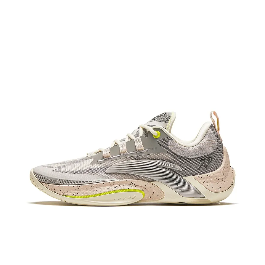ANTA InstANTAneous 1 Basketball Shoes Men's Low top Gray White