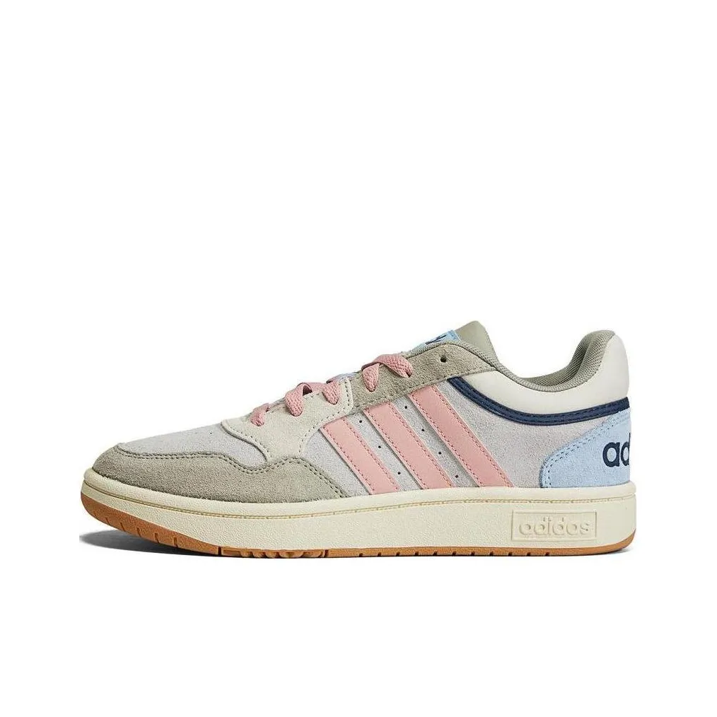 Adidas Hoops 3.0 Basketball Shoes 'Cream White Pink' Women's