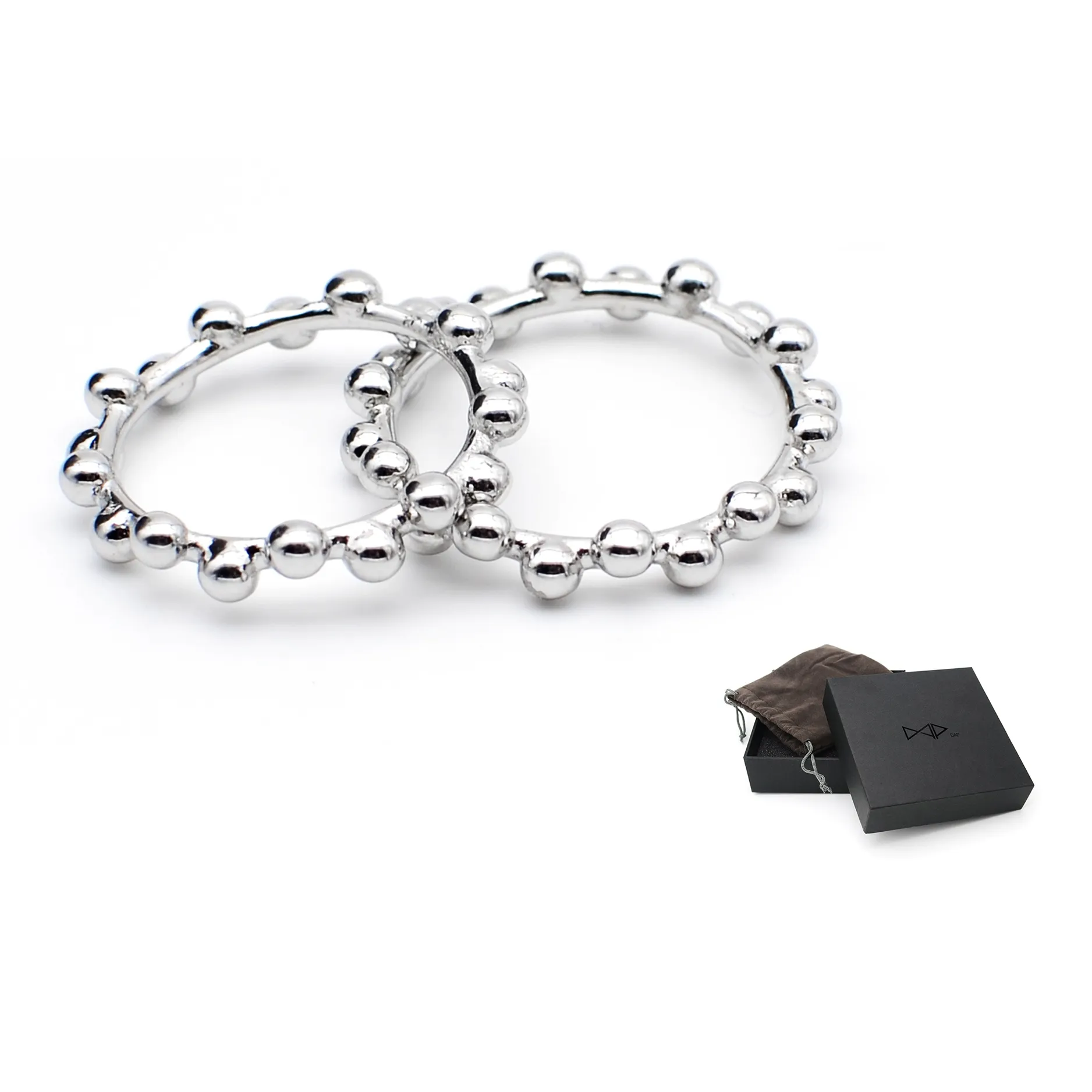 DAP Титановая сталь Кольца Серебряный Унисекс