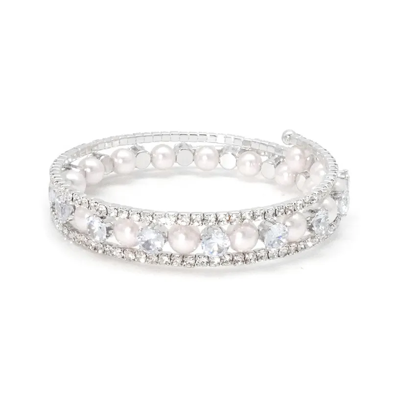 VERENA REINE Циркон PEARLS Браслеты Женское Серебро