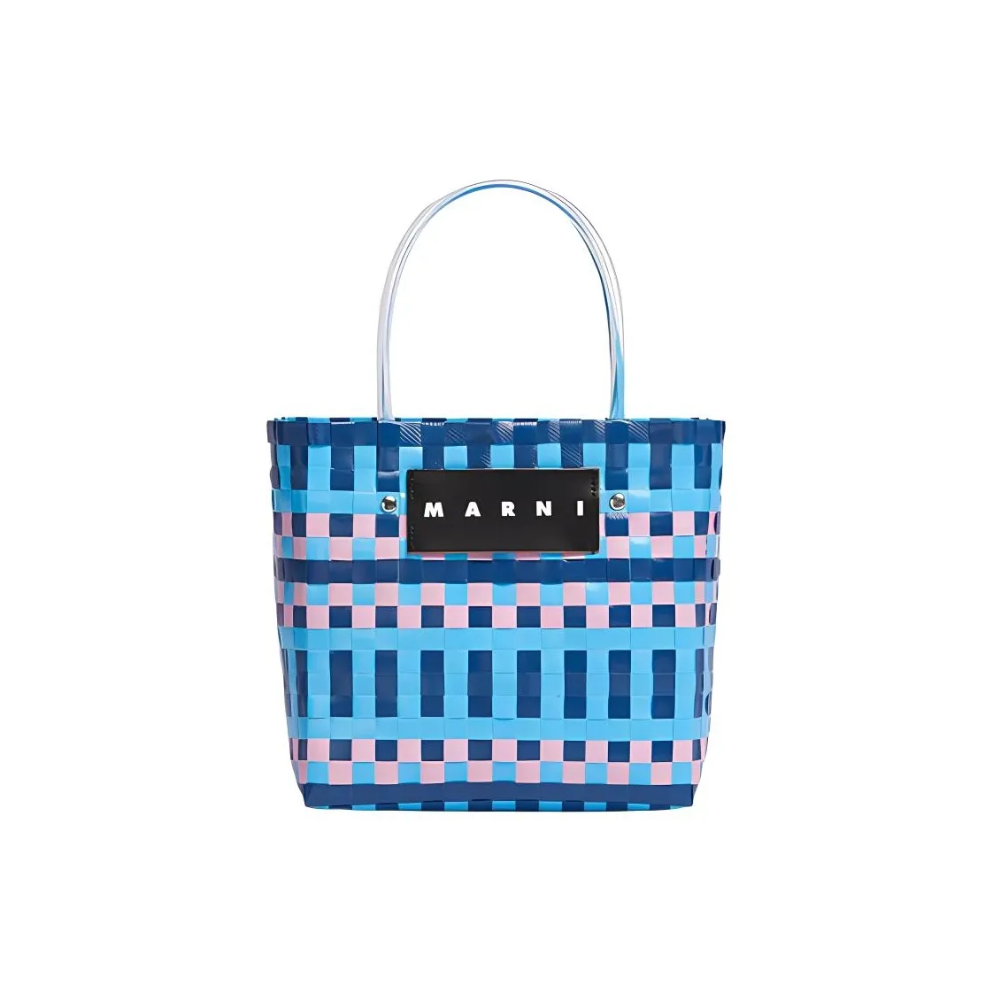 MARNI Пластик Тоут Сумка Сумка для покупок Сумка Женская Синяя