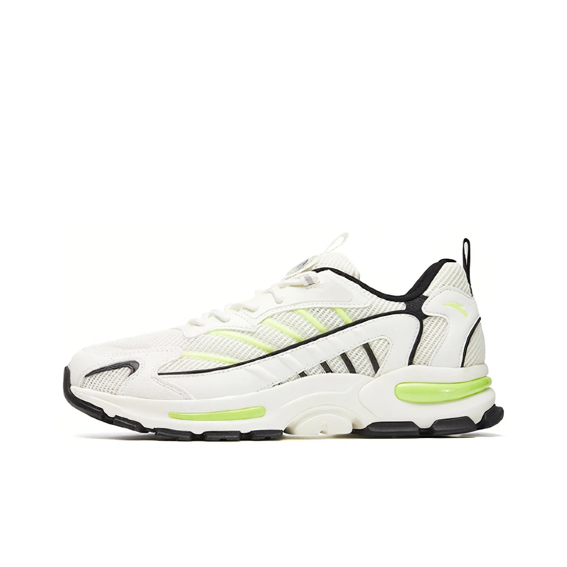 Anta Millennium Glacier Cushioning Abrasion Resistant Breathable Low Top Running Shoes Men's White Green Black