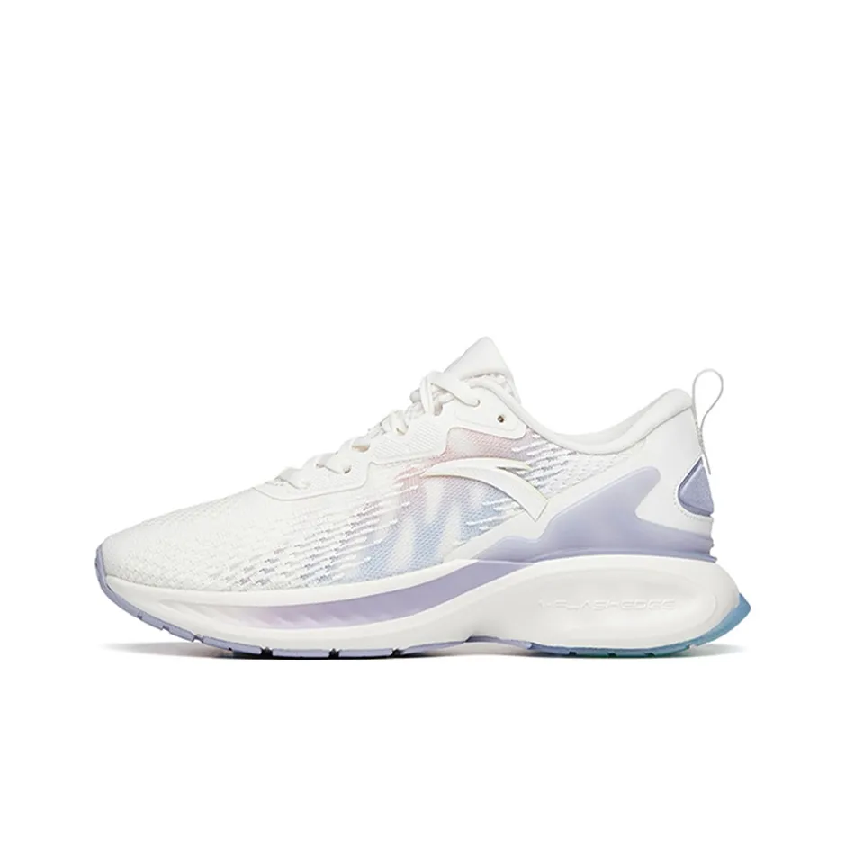 Anta Tron 1.5 Durable Breathable Low-Top Running Shoes Women's White Purple