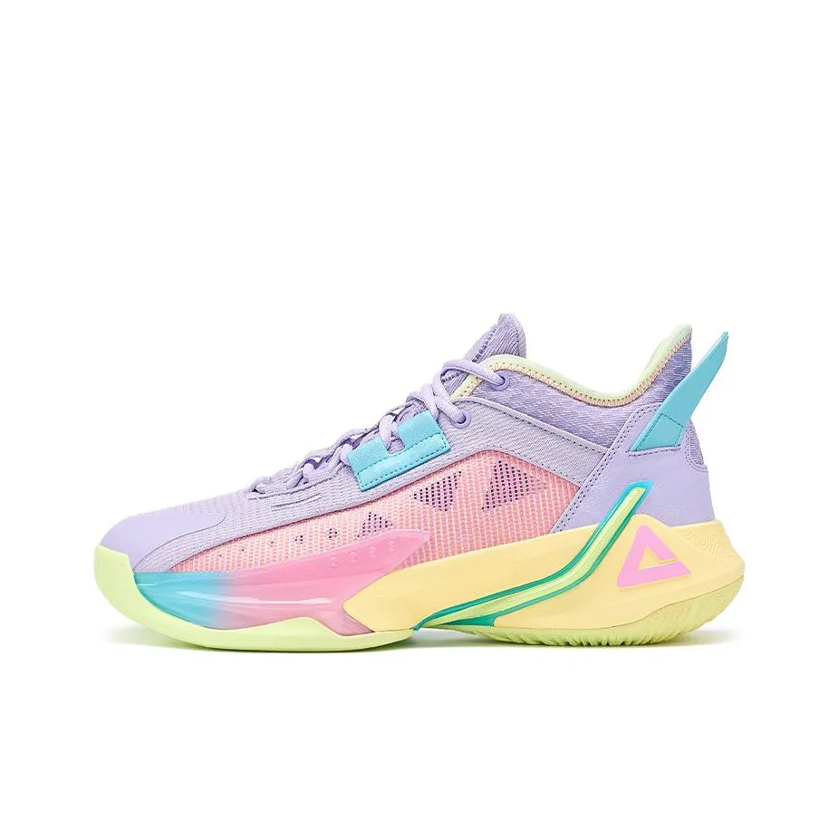 PEAK Magic Horse 1.0 Fantasy Pony Summer Edition Cushioning, Wear Resistant Mid Top Basketball Shoes Men's Lavender