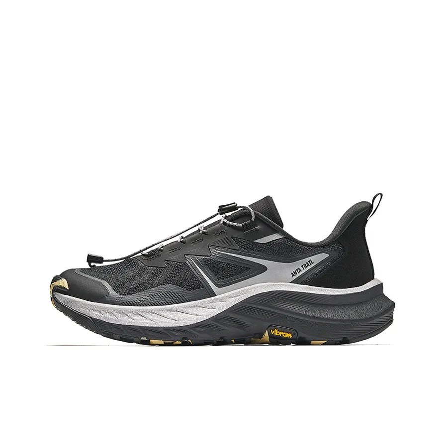 ANTA Низкий Топ Беговые Кроссовки Мужские Черные