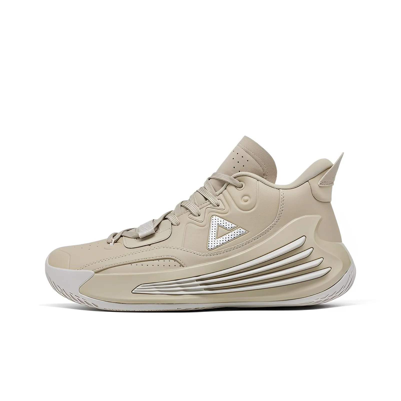 PEAK Shadowhunting Lux Basketball Shoes Men Mid Top Khaki