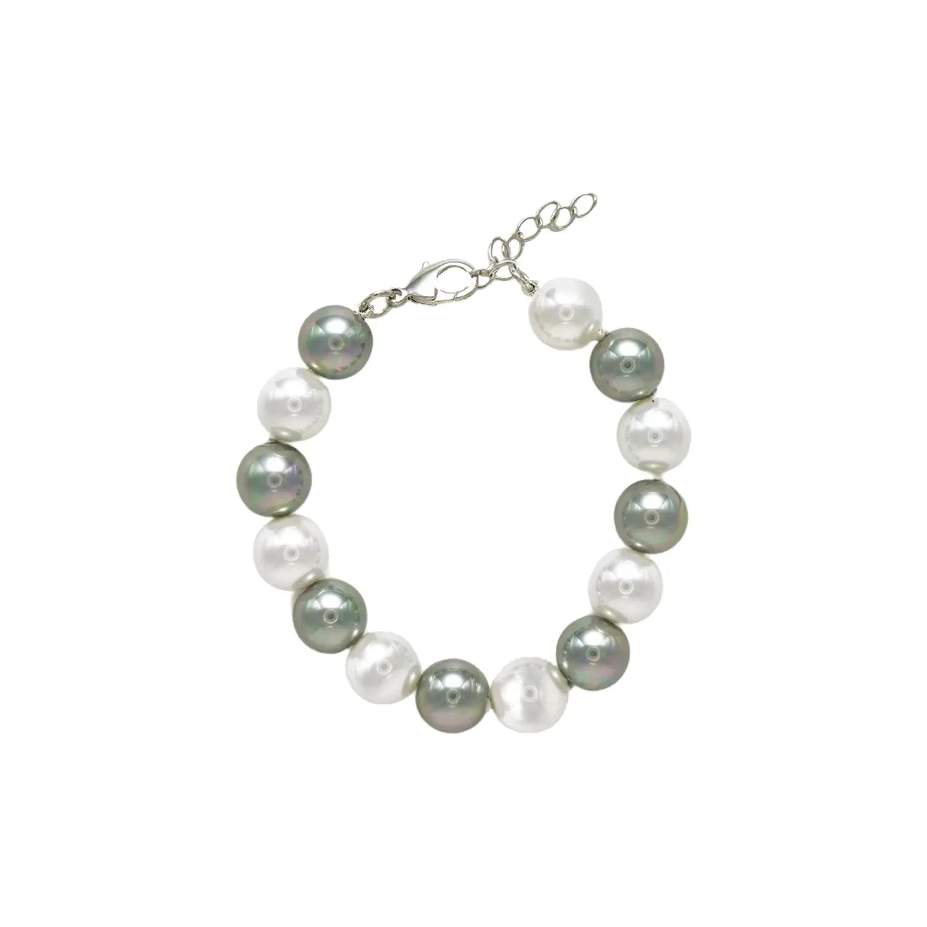 Sanpowa Copper Artificial Pearl Bracelets Women's