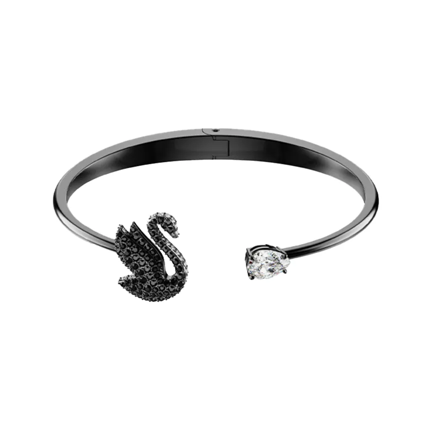 Swarovski Swan motif Open cuff Bracelet