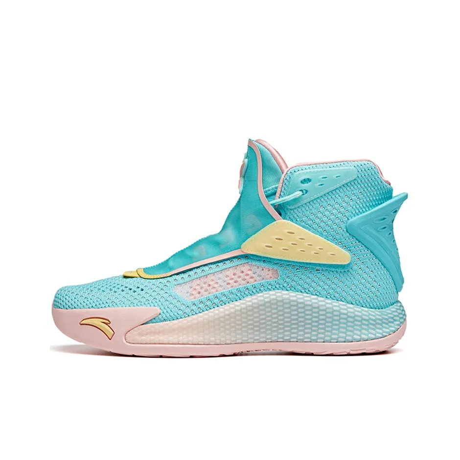 Anta KT5 Thompson Cushioning Anti-Slip And Wear-Resistant High-Top Basketball Shoes Blue